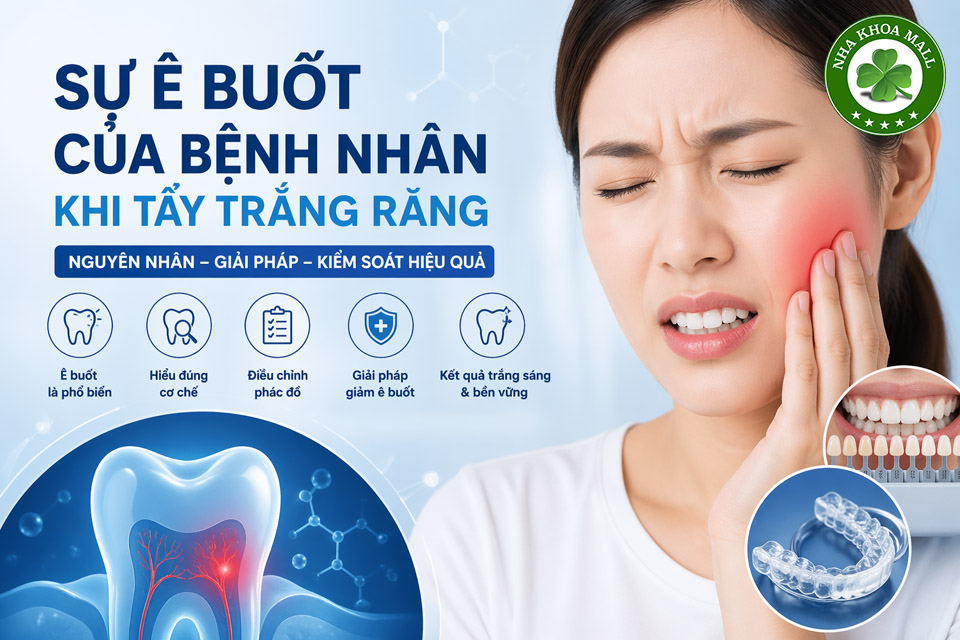 Sự Ê Buốt Của Bệnh Nhân Khi Tẩy Trắng Răng: Giải Pháp Kiểm Soát Hiệu Quả