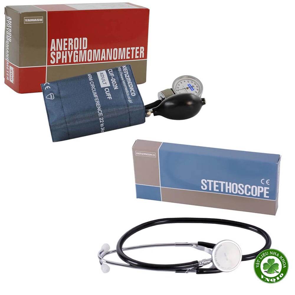 Bộ máy đo huyết áp cơ YAMASU 500 + Tai nghe Stethoscope 120