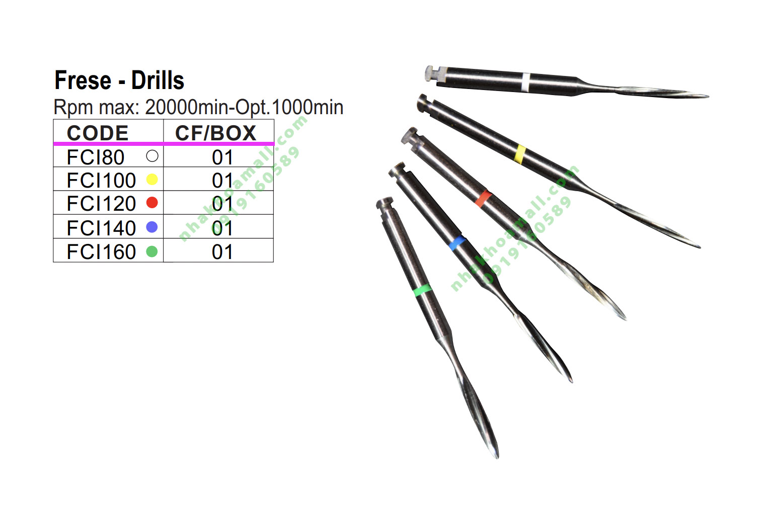 Chốt sợi thuỷ tinh Simplex Fiber post - Micro Medica - Italia