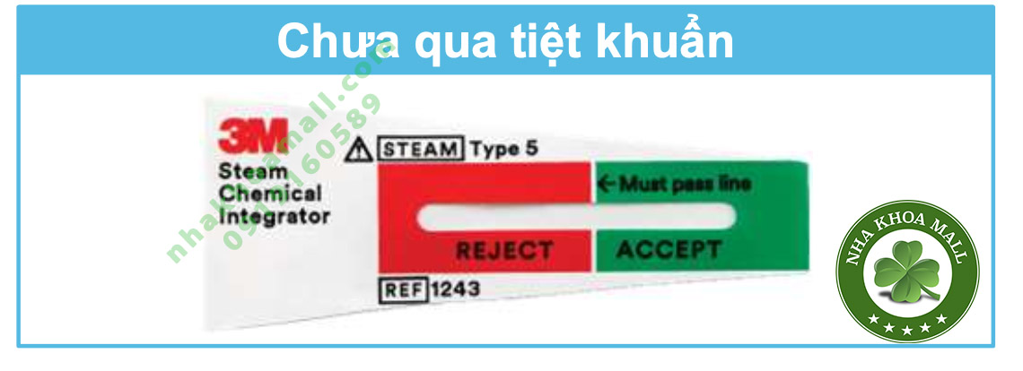 Que test lò hấp ướt tiệt trùng Attest 3M 1243A - Đảm bảo chất lượng nồi hấp tiệt trùng đạt chuẩn