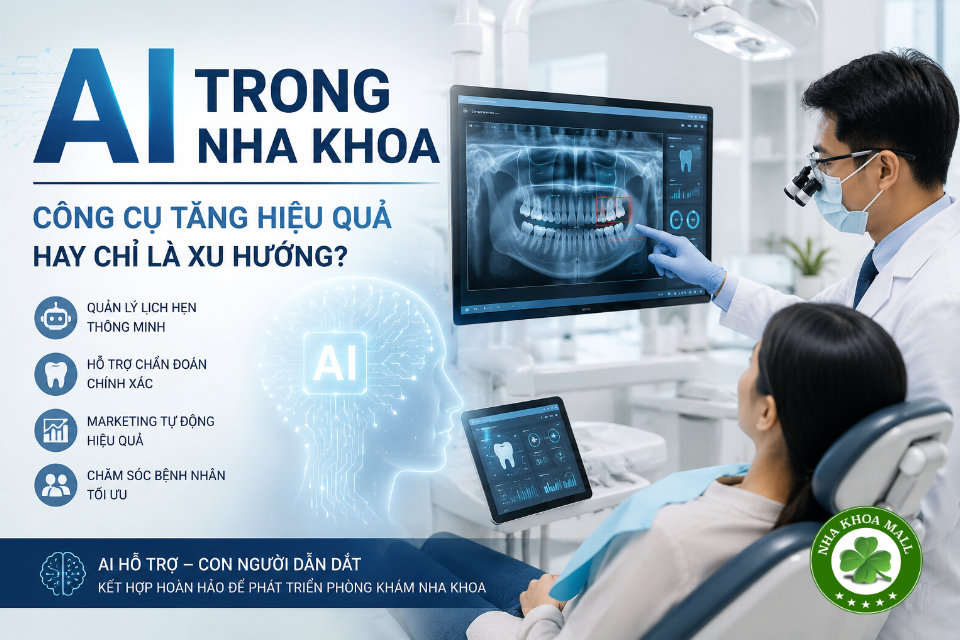Khi nào AI thực sự hữu ích và khi nào không hữu ích trong phòng khám nha khoa