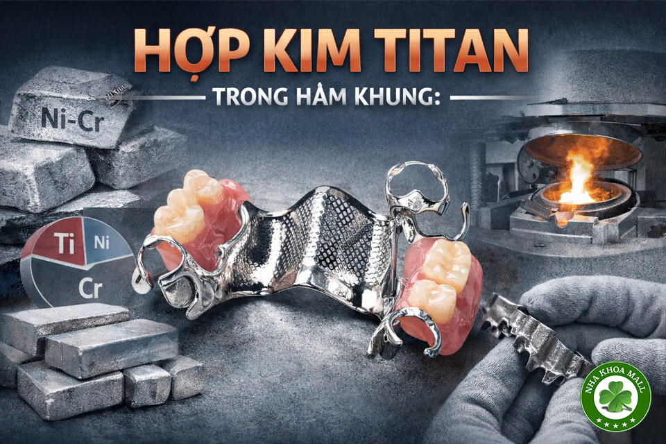 Góc nhìn thực tế về “hợp kim Titan” trong hàm khung - Những nhầm lẫn bác sĩ cần biết
