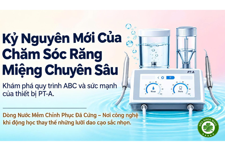 Quy trình ABC và sức mạnh của máy thổi cát Woodpecker PT-A trong chăm sóc răng miệng