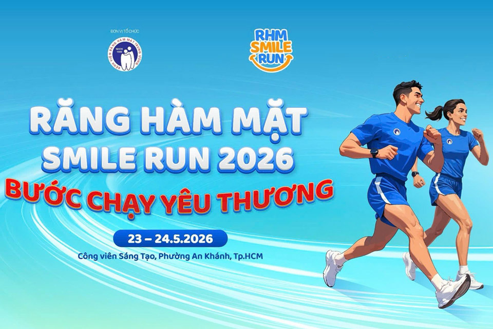 Răng Hàm Mặt Smile Run 2026: Giải chạy bộ ý nghĩa vì nụ cười trẻ em Việt Nam