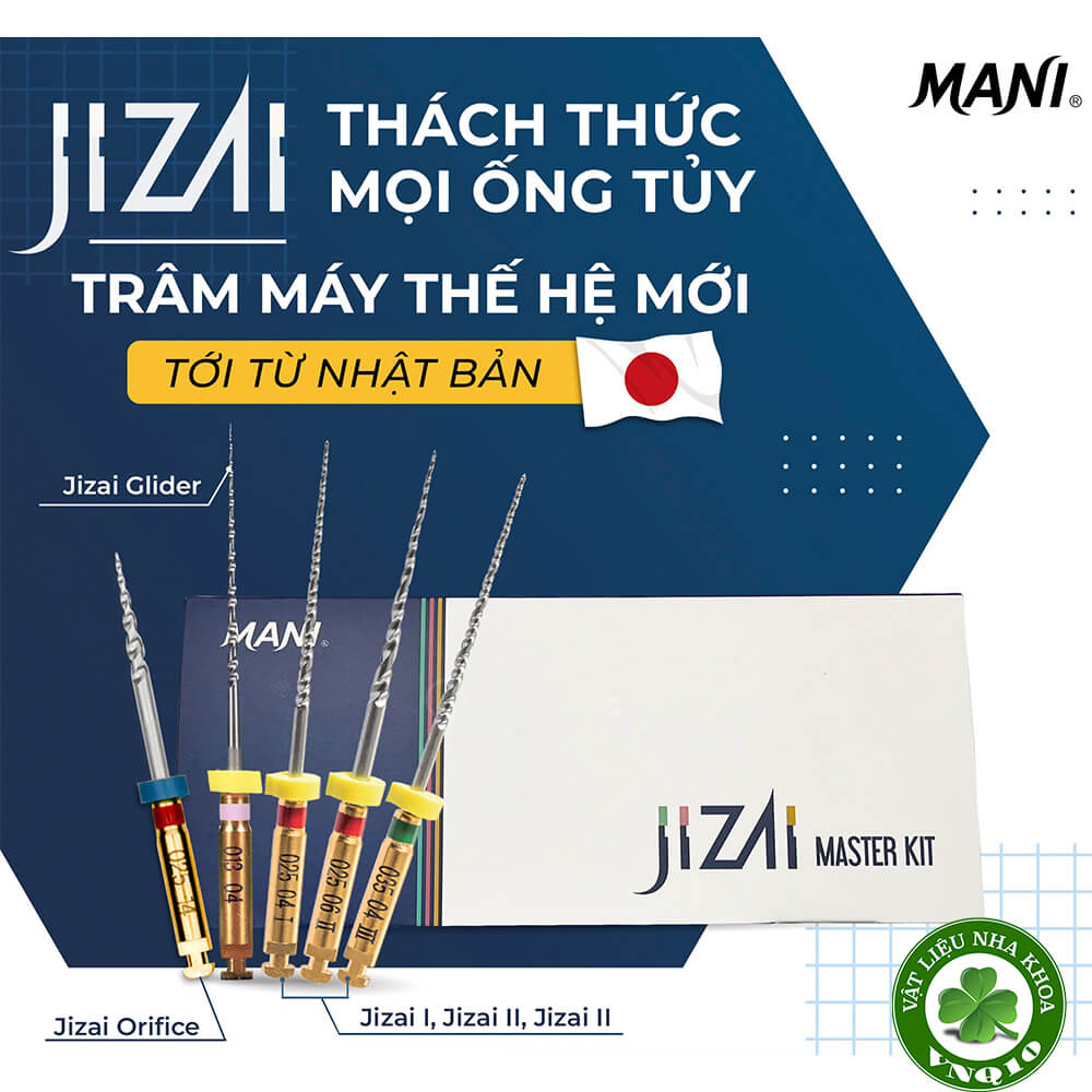 Bộ trâm máy đủ số Jizai Master Kit - Bộ 5 mũi