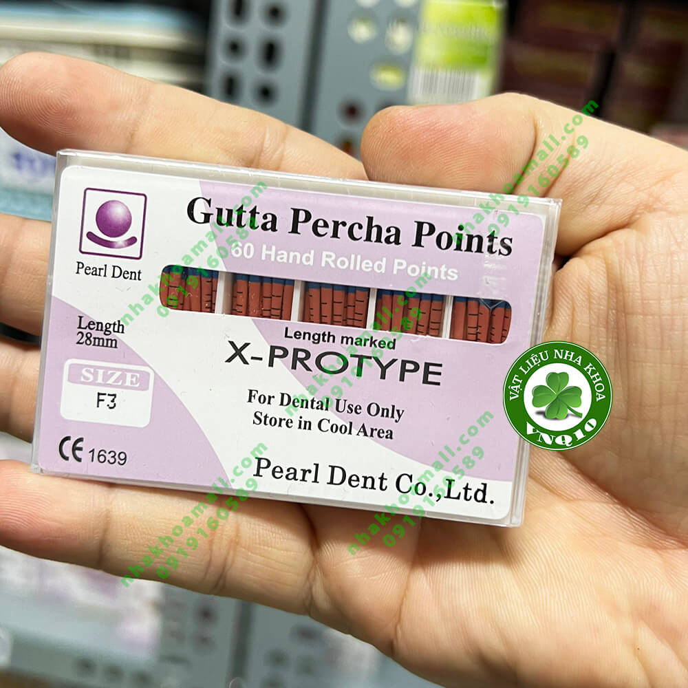 Côn Gutta Percha Points nội nha Protaper X-Protype Pearl Dent