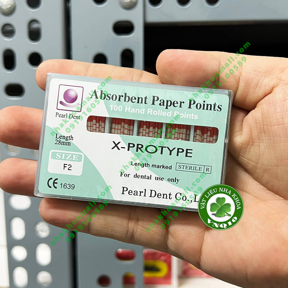 Côn giấy nội nha Protaper Absorbent Paper Points X-Protype - Pearl Dent