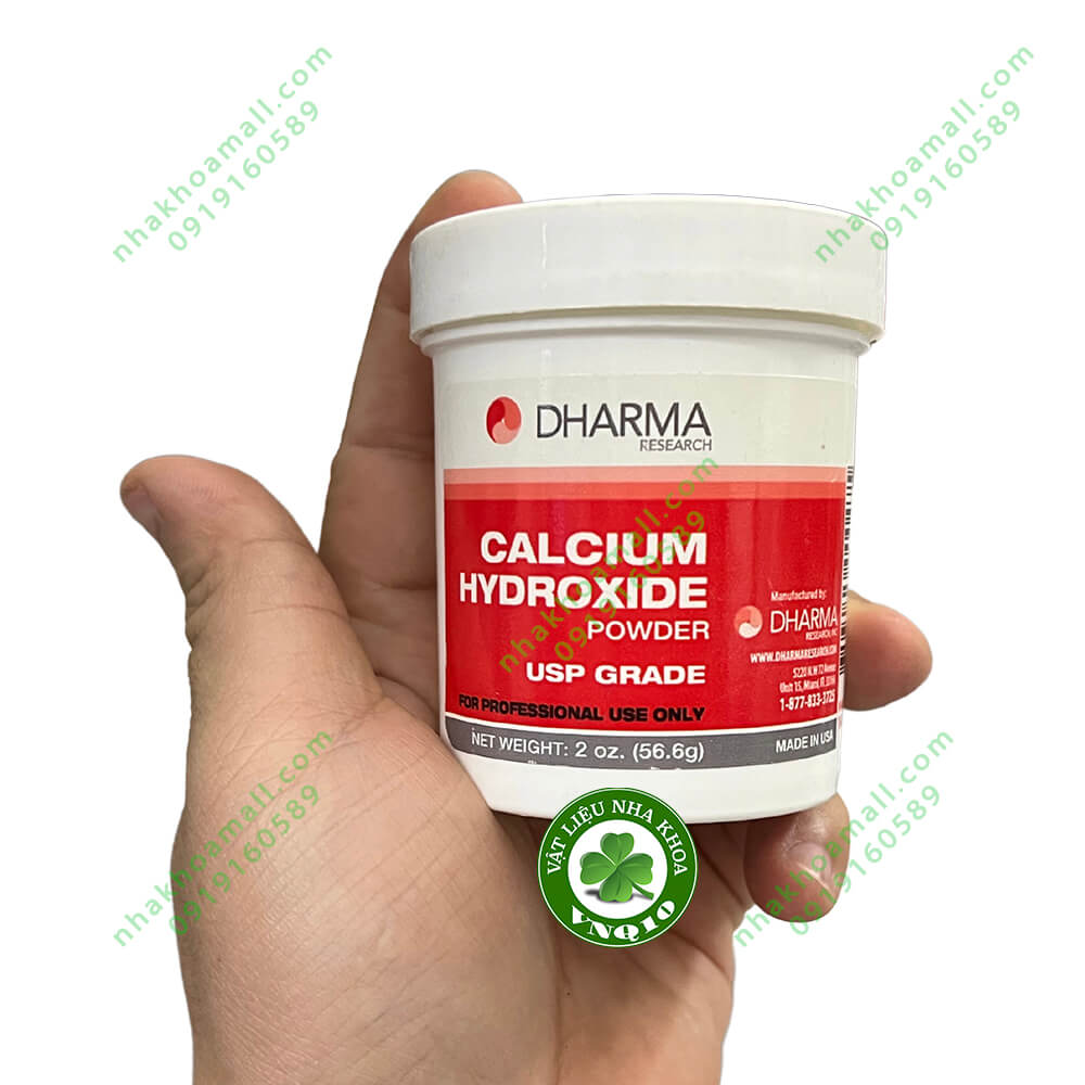 Vật liệu che tuỷ Calcium hydroxide Dharma - Lọ 56,6gr