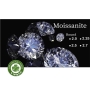 Kim cương gắn răng, đá gắn răng đầu nhọn Moissanite