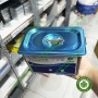 Máy rung rửa siêu âm mũi khoan, trâm nội nha, dụng cụ nhỏ dung tích 0,8 lít