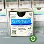 Chỉ khâu phẫu thuật đơn sợi không tiêu 4/0 Polypropylene Blue - SMI kim tam giác