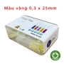 Màu vàng 0,3x25mm