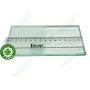 Kính trộn vật liệu dày 10mm - mài mịn 4 cạnh - Cái