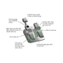 Mắc cài kim loại chỉnh nha RMO Mini Low Profile Hook 345