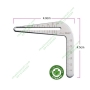 Thước đo góc định vị cấy implant - Cái
