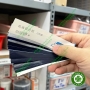 Giấy cắn 1 mặt màu xanh Shofu - ARTICULATING PAPER