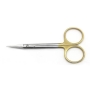 Kéo cắt chỉ cán vàng Pakistan đầu cong dài 12cm