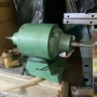 Máy đánh bóng tháo lắp labo 2 đầu có máng - Việt Nam