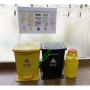 Thùng rác y tế dùng trong nha khoa màu đen - Chất thải nguy hại
