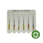 Trâm máy dẻo lusterdent pliancy blue tapered Niti - Vĩ 6 cây