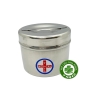 Hộp đựng gòn inox trung đúc - cao 6cm đường kính 7,5cm - Cái 