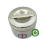 Hộp đựng gòn inox trung đúc - cao 6cm đường kính 7,5cm - Cái 