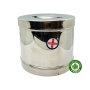 Hộp tròn inox đựng gòn lớn - cao 12cm đường kính 13cm - Cái