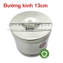 Hộp tròn inox đựng gòn lớn - cao 12cm đường kính 13cm - Cái