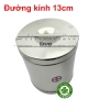 Hộp tròn inox đựng gòn lớn - cao 17cm đường kính 13cm - Cái
