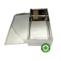 Hộp Inox chữ nhật số 2 - 22x10x5 cm - Cái
