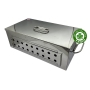 Hộp hấp dụng cụ chữ nhật inox 304 - kích thước 34x18x12 cm -  Cái
