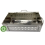 Hộp hấp dụng cụ chữ nhật inox 304 - kích thước 34x18x12 cm -  Cái