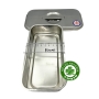 Hộp Inox chữ nhật đúc có nắp đậy - 19x9x4 cm - Cái