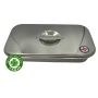 Hộp Inox chữ nhật đúc có nắp đậy - 24x12x5 cm - Cái