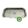 khay đựng dụng cụ inox chữ nhật 13x22x2 cm - cái