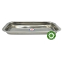 khay đựng dụng cụ inox chữ nhật 13x22x2 cm - cái