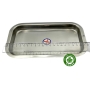 khay đựng dụng cụ inox chữ nhật 13x22x2 cm - cái