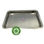 khay đựng dụng cụ inox chữ nhật 17x22x2 cm - cái
