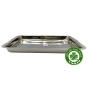 khay đựng dụng cụ inox chữ nhật 17x22x2 cm - cái