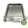 khay đựng dụng cụ inox chữ nhật 17x22x2 cm - cái