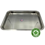 khay đựng dụng cụ inox chữ nhật 22x32x2 cm - cái
