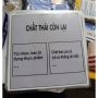 Tranh hướng dẫn phân loại chất thải y tế - Tranh dán trên thùng rác y tế