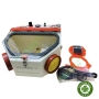 Máy thổi cát labo 2 đầu Trung Quốc