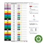 Trâm tay nong rộng ống tủy hình vuông K Files Mani - Vĩ 6 cây
