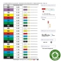 Trâm tay dũa ống tủy hình tròn H Files Mani - Vĩ 6 cây