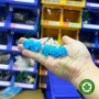 Đầu trộn răng tạm tỷ lệ 1-1, đầu trộn cao su màu xanh