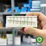 Thước đo nội nha Mini Endo màu xanh, trắng