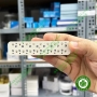 Thước đo nội nha Mini Endo màu xanh, trắng