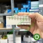 Thước đo nội nha Mini Endo màu xanh, trắng