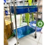 Xe đẩy dụng cụ y tế inox 2 tầng có ngăn kéo 50x35x83